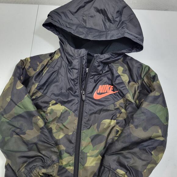Nike Camouflage Toddler Lightweight Hooded Jacket Size 2T 51424-0789 - Picture 3 of 7